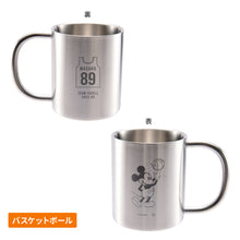 画像をギャラリービューアに読み込む, ミッキースポーツ柄|ステンレス2重マグ