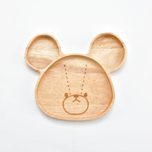 画像をギャラリービューアに読み込む, くまのがっこう|木製プレート