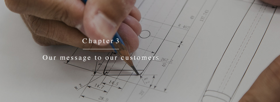 Chapter 3 - Our message to our customers