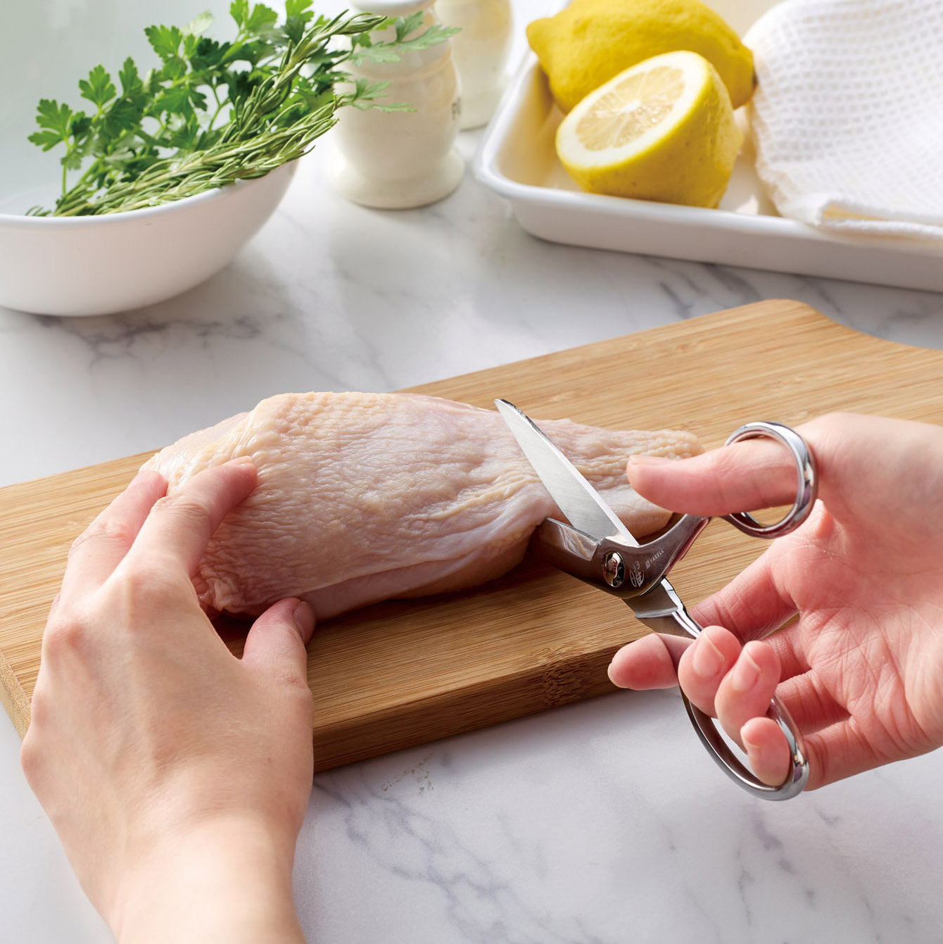 朝日　美品 曜YO-U｜キッチンハサミ マスターエッジ – YAXELL｜株式会社ヤクセル